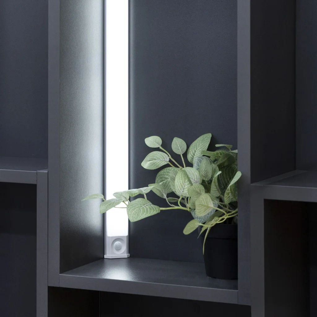 Светильник светодиодный Luminara, аккумуляторный, на движение, 4W, 600 мм, алюминий, AKS