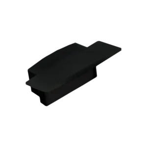 Заглушка для профиля AQ FORM врезного 15/21х7 чёрная