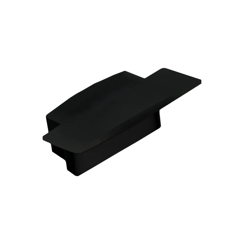 Заглушка для профиля AQ FORM врезного 15/21х7 чёрная