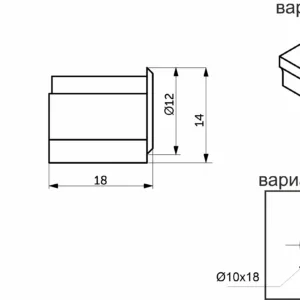 Выключатель бесконтактный на взмах, врезной/накладной, 12/24V, 60W/120W, черный, для блоков питания Splitter, AKS