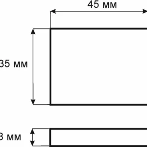 Выключатель бесконтактный для столешниц (max 54mm), с миниконнектором, 12/24V, 60W/100W, AKS