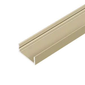 Профиль накладной AQ FORM для LED лент 15х7 3 м золотой
