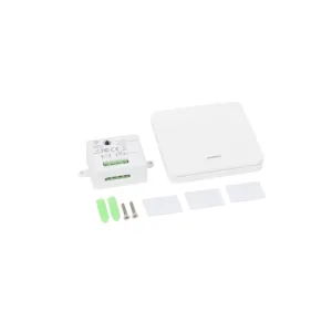 Выключатель беспроводной, с реле, 1 клавиша, белый, AKS