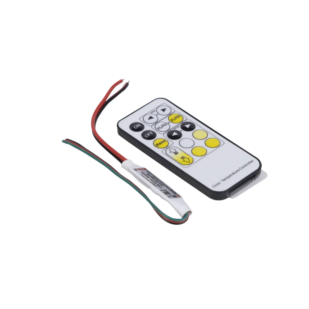 Контроллер для светодиодной ленты CCT (двухцветной), 2.4 GHz, 12-24V DC, 6A, 72/144W, GLS
