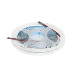 Лента светодиодная двухцветная (CCT) - 9,6W/m, 12V, 8мм, 2835, 120 д/м, IP20, тепл-холод белый, 5м, AKS