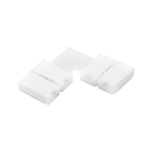 Соединитель электрический для светодиодных лент RGB 10 mm, угловой, HLT