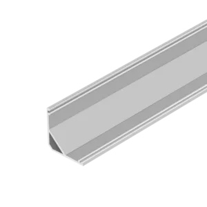 Профиль накладной угловой AQ FORM для LED лент 16х16 3 м алюминий