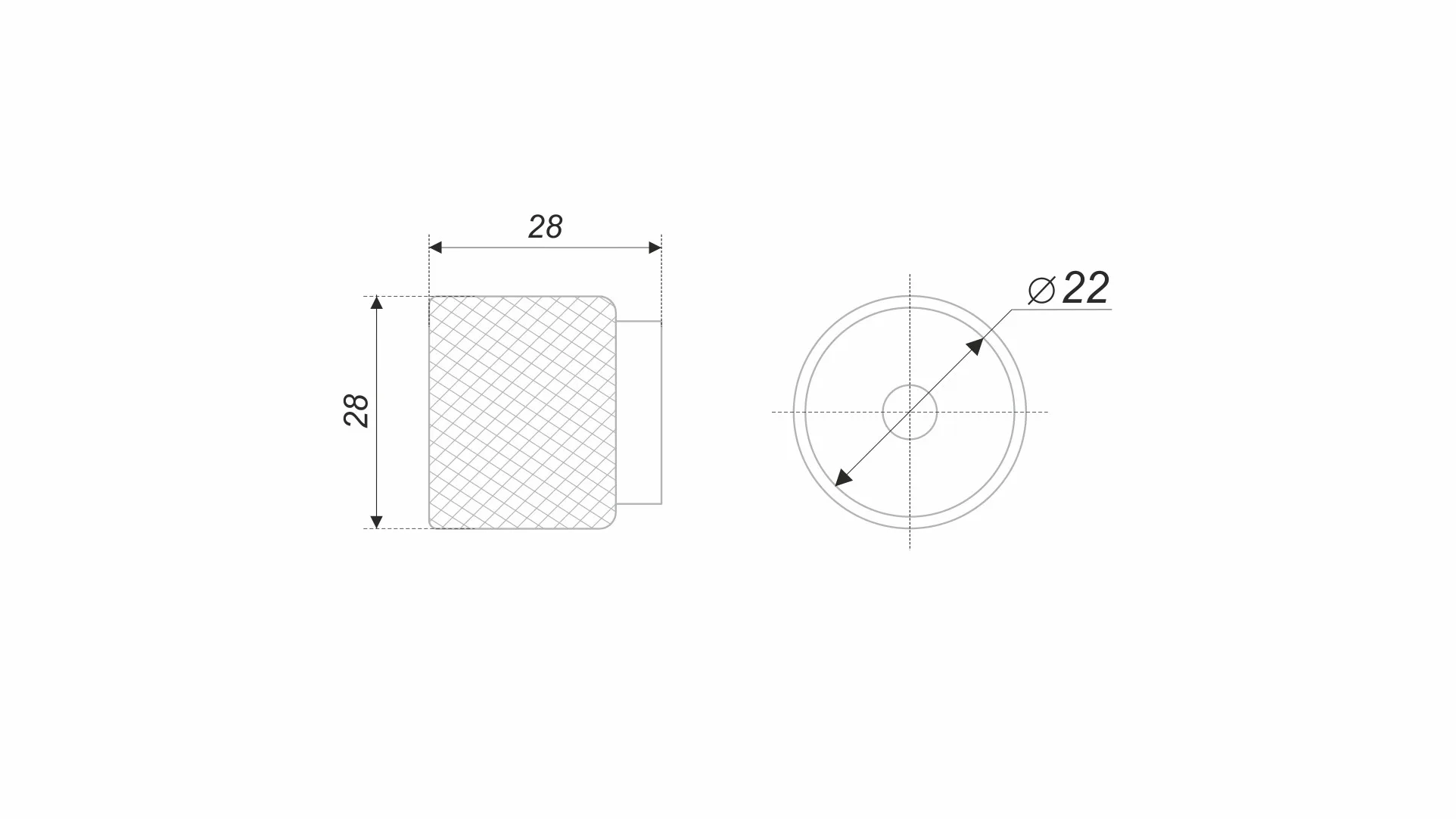 Мебельная ручка ROLL RC288BL.4