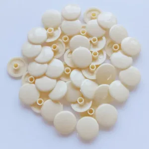 Заглушка под евровинт (конфирмат) пластиковая 100 шт ваниль