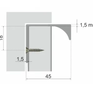 Мебельная ручка ERA RT008SST.1/608/800