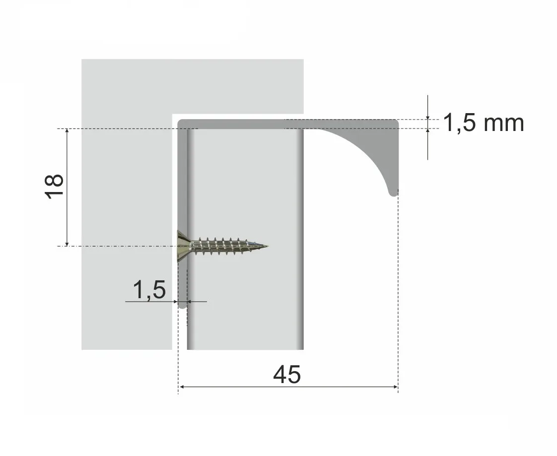 Мебельная ручка ERA RT008SC.1/416/600