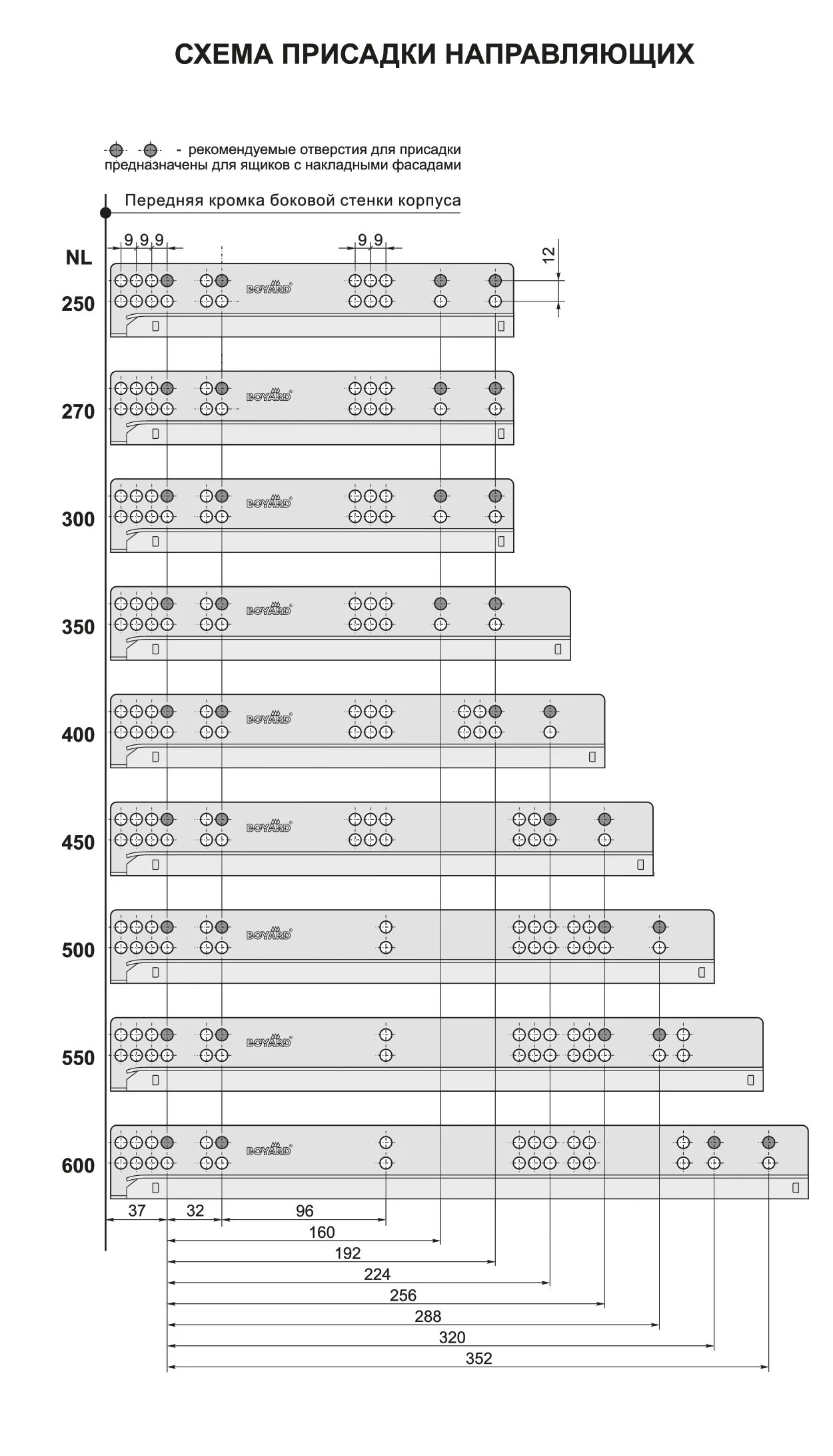 Системы выдвижения DB4463Zn/300