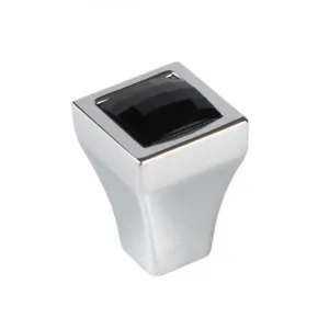 Мебельная ручка CRYSTAL RC425CP/CrBl.4
