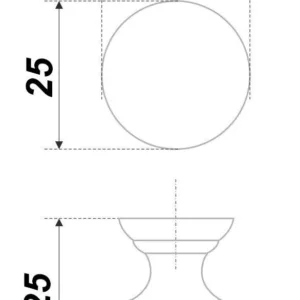 Мебельная ручка URSULA RC433BL.4