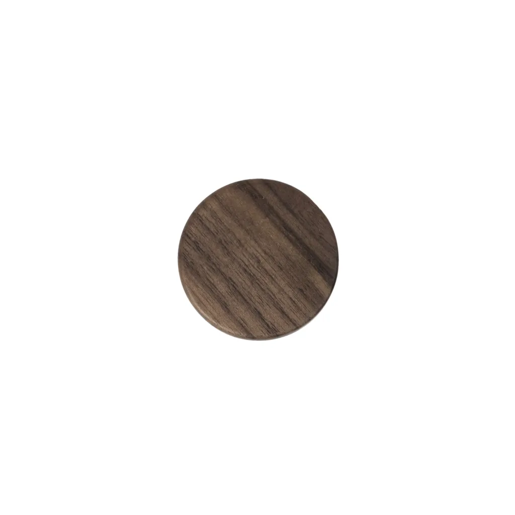 Ручка меб. кнопка деревянная TERRA орех, AKS