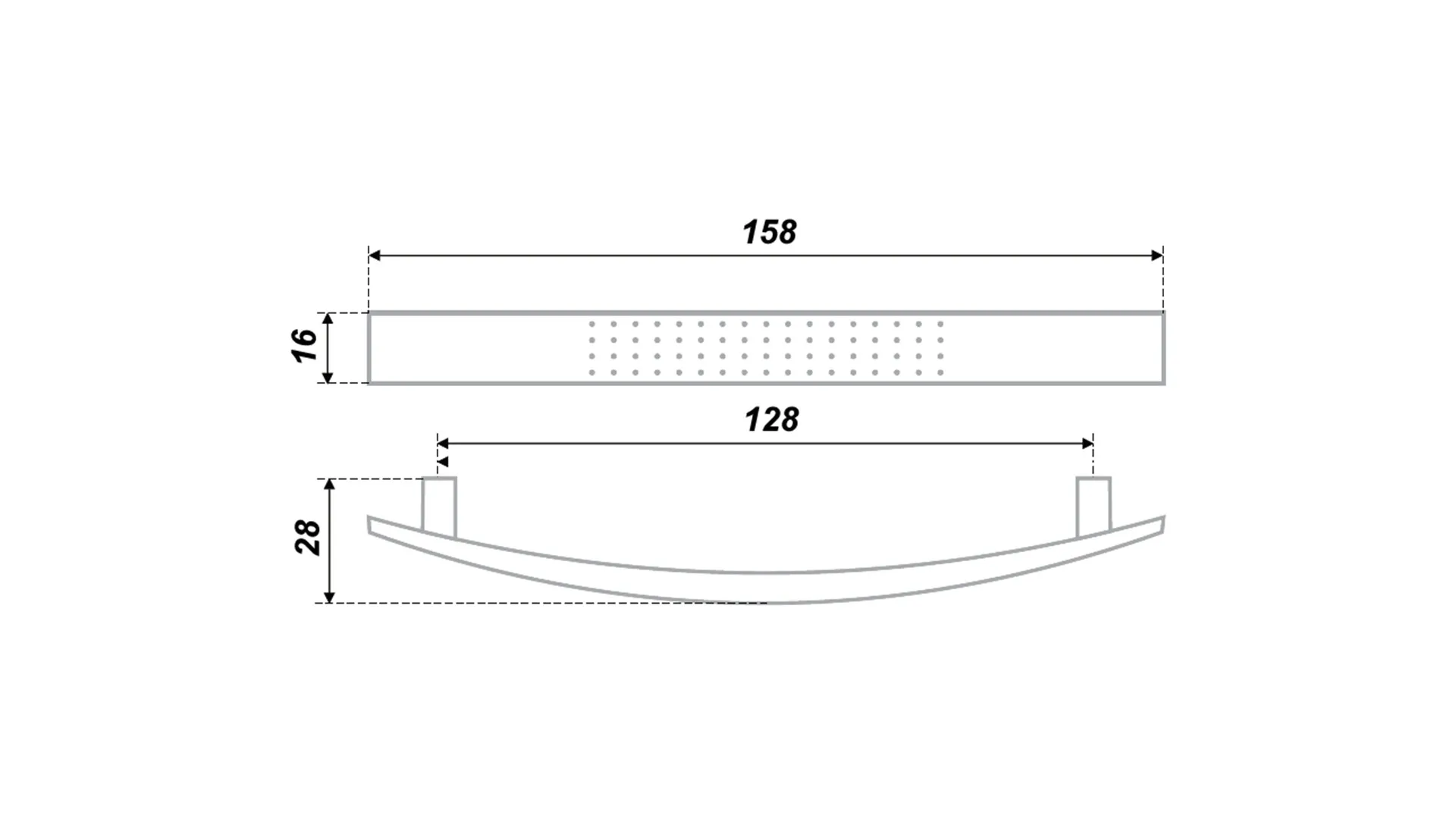 Мебельная ручка RS802SC.4/128