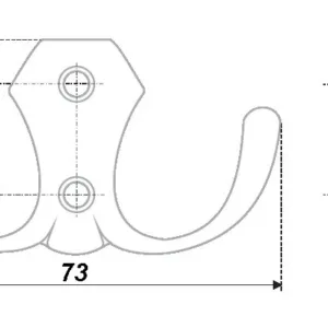 Мебельный крючок K203AB.2