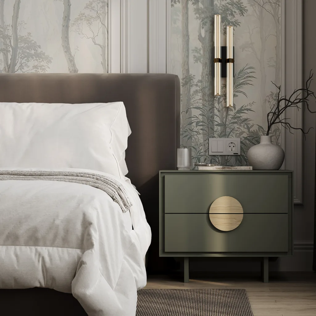 Ручка меб. скоба деревянная BONSAI 96 ясень, AKS