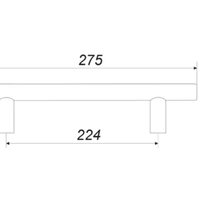 Мебельная ручка RR002W.5/224
