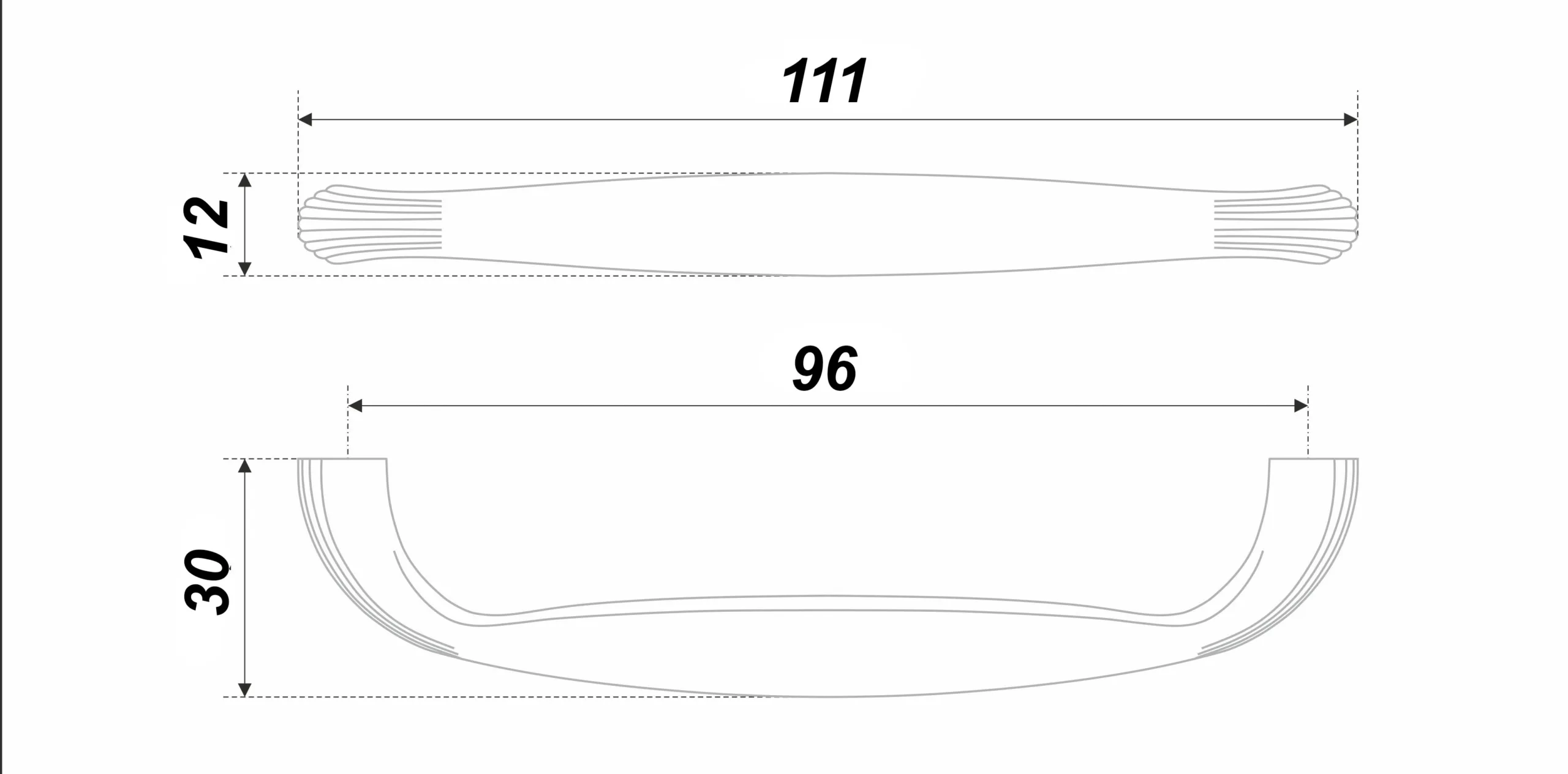 Мебельная ручка MAGICA RS198GC.4/96
