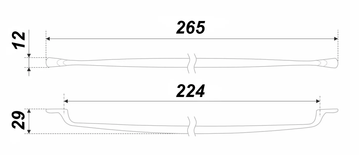 Мебельная ручка NEOLINE RS220BSN.4/224
