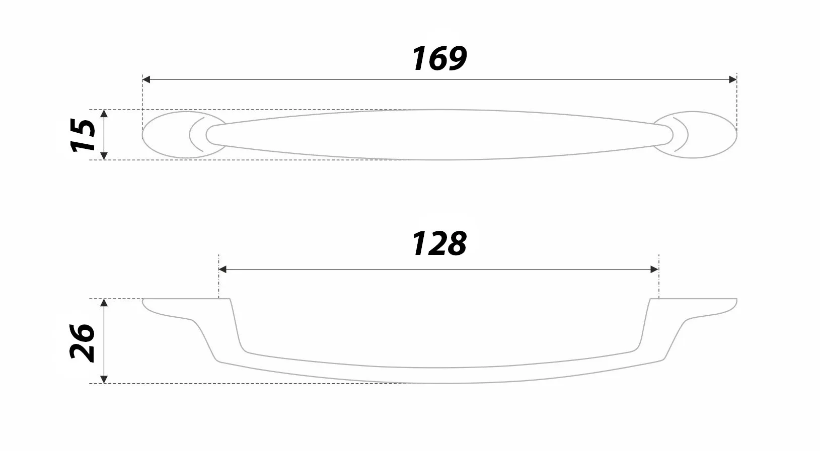Мебельная ручка MAESTRO RS448CP.4/128