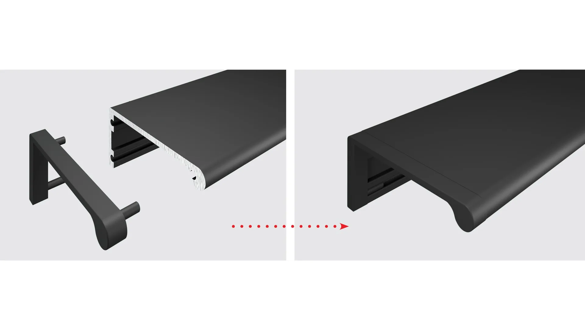 Профильная ручка RP101BL.1/000/3000