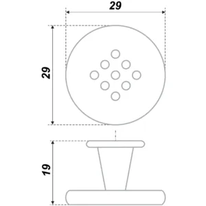 Мебельная ручка RC011SC.4