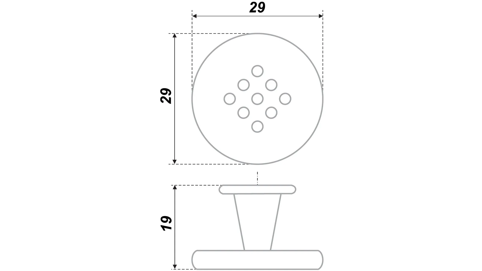 Мебельная ручка RC011CP.4