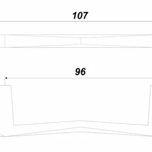 Мебельная ручка STAR RS323BN.5/96