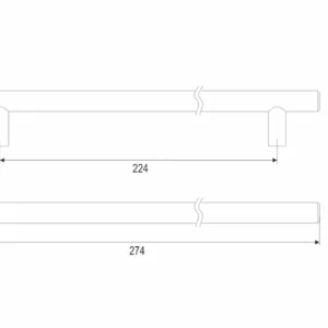 Мебельная ручка AGENT RR007BL.5/224