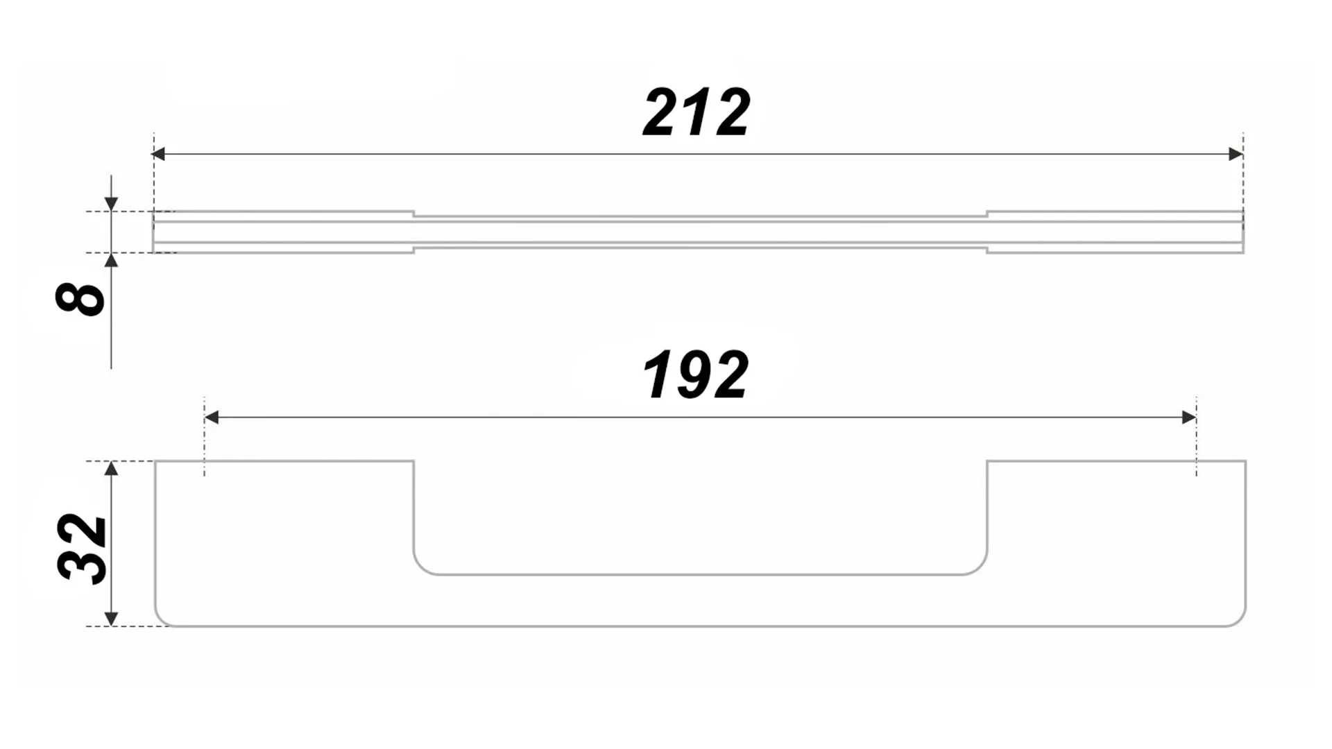 Мебельная ручка EOS RS193CP.4/192