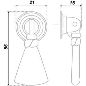 Мебельная ручка RC033MAB.3