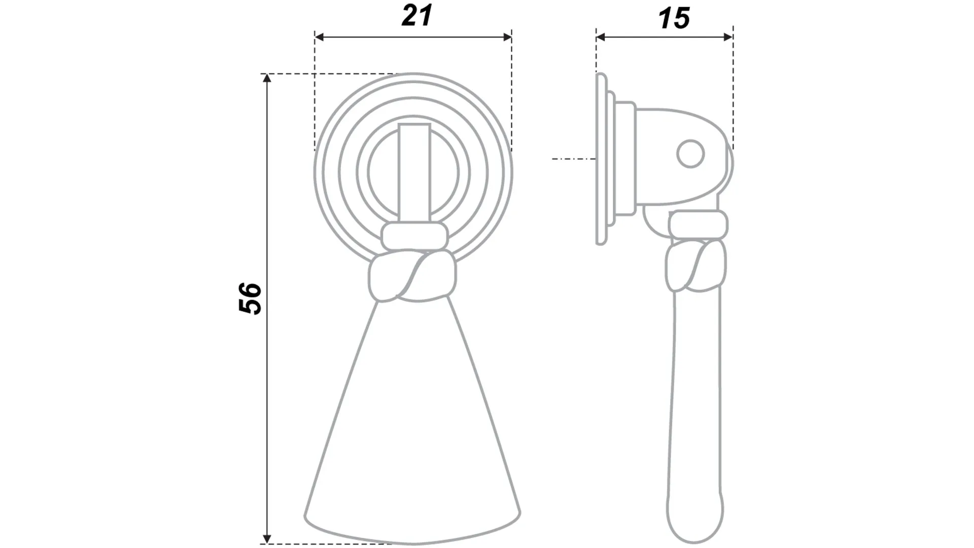 Мебельная ручка RC033MAB.3