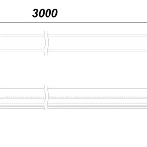 Мебельная ручка U-LINE RP004BL.1/000/3000