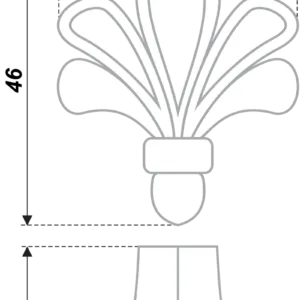 Мебельная ручка RC423CP.4