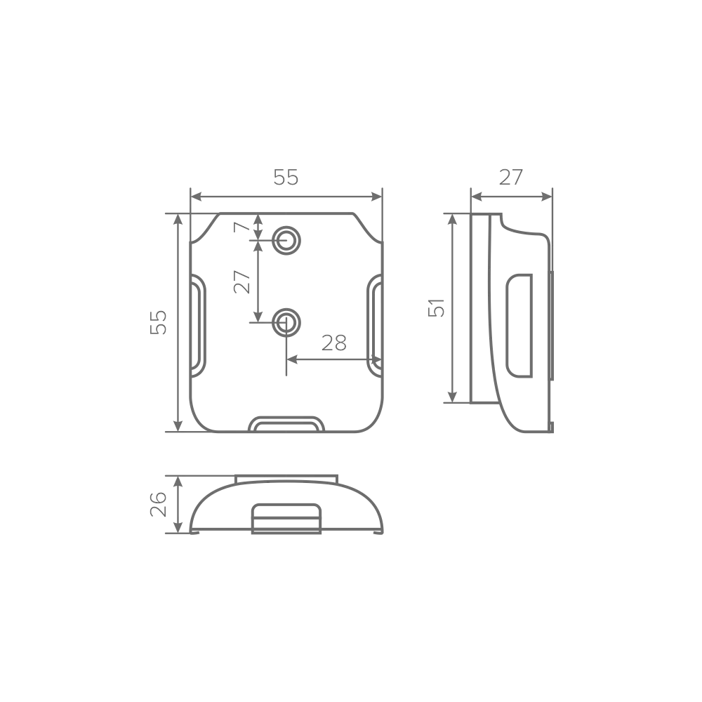 Пульт управления AQ SWITCH для светодиодной ленты CCT, 4 зоны