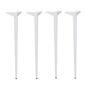 Опора меб. HELLY h720, белый муар (1 упак. = 4 шт.) AKS