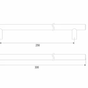 Мебельная ручка AGENT RR007BL.5/256