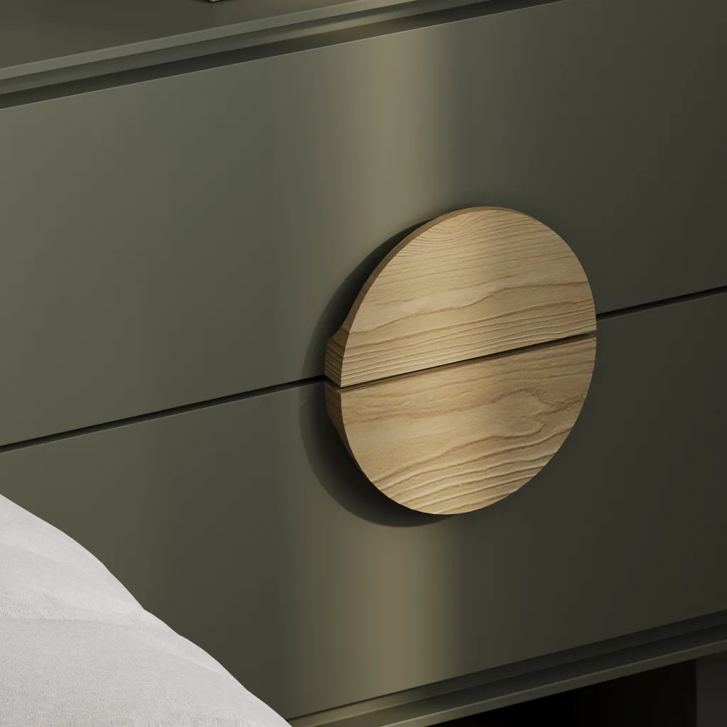 Ручка меб. скоба деревянная BONSAI 96 ясень, AKS