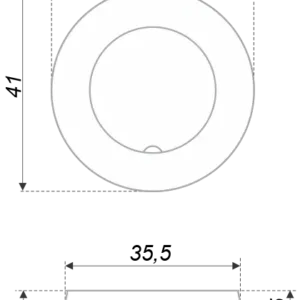 Мебельная ручка RC419CP.1