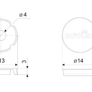 Декоративные заглушки для винтов RZ001AB