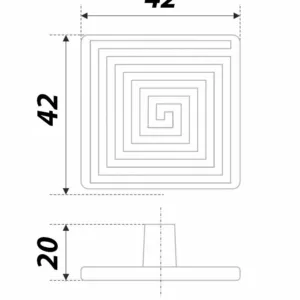 Мебельная ручка RC090CP.4