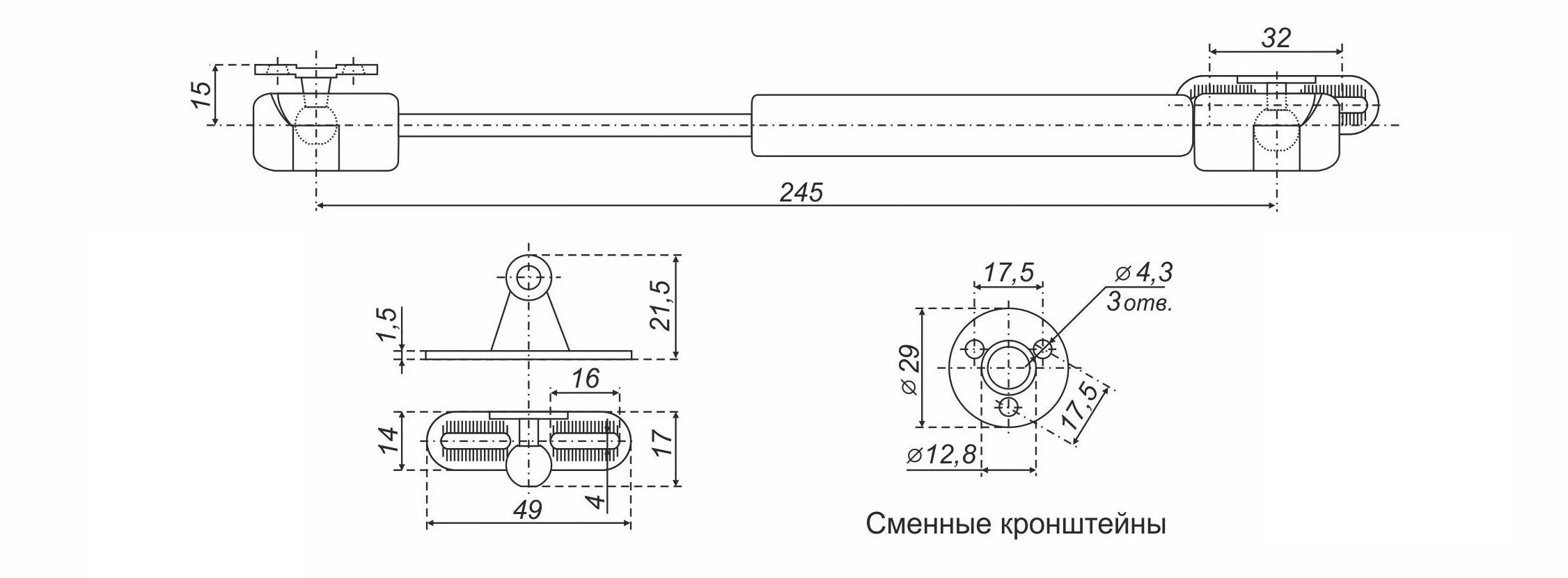 Газовый лифт GL105GR/100/1