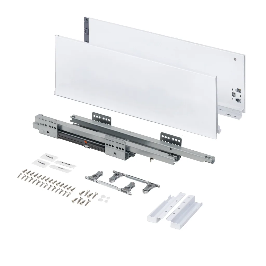 Система ящиков Slimbox Evolution L-350 H=167 белый SOFT CLOSE ДСП16мм