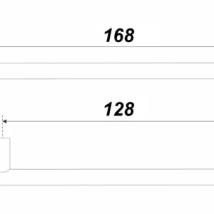 Мебельная ручка AGENT RR007SST.5/128
