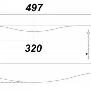 Мебельная ручка ERA RT008SC.1/320/500