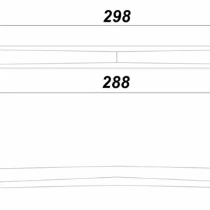 Мебельная ручка STAR RS323CP.5/288