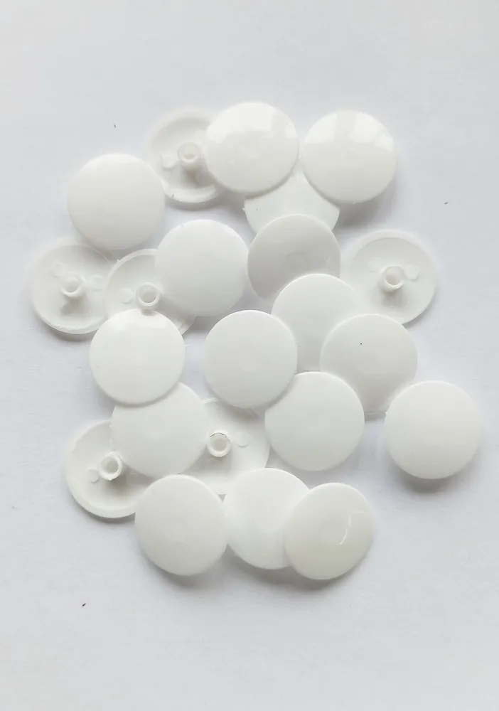 Заглушка под евровинт (конфирмат) пластиковая 100 шт белый