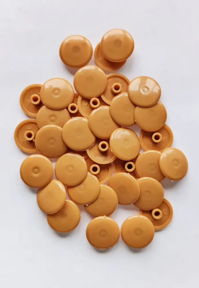 Заглушка под евровинт (конфирмат) пластиковая 100 шт ольха